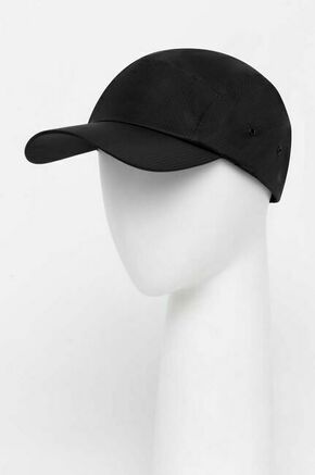 Kapa s šiltom Rains 20300 Headwear črna barva - črna. Kapa s šiltom vrste 5panel iz kolekcije Rains. Model izdelan iz enobarvne tkanine. Model s povečano vodoodpornostjo.