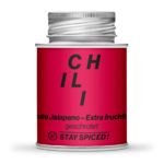 Stay Spiced! Jalapeno čili, zdrobljen rdeč 3 mm - ekstra sadno! - 70 g