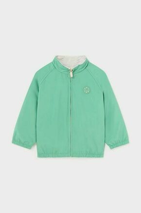 Obojestranska jakna za dojenčke Mayoral zelena barva - zelena. Za dojenčke jakna iz kolekcije Mayoral. Nepodložen model