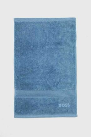 Brisača BOSS Loft Sky 40 x 60 cm - modra. Brisača iz kolekcije BOSS. Model izdelan iz bombažne tkanine.