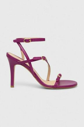 Usnjeni sandali Alohas Alyssa vijolična barva