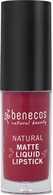 "Benecos Natural Matte Liquid Lipstick - bloody berry"