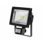 Kemot Reflektor LED s senzorjem, 20W/1500Lm, 3000K, IP65, črni