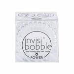 Invisibobble Power Hair Ring elastika za lase 3 ks odtenek Crystal Clear