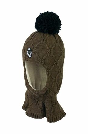 Jamiks otroška podkapa JARKKO - rjava. Otroška kapa iz kolekcije Jamiks. Model izdelan iz enobarvne pletenine.