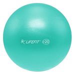 LIFEFIT Overball gimnastična žoga, 20 cm, turkizna