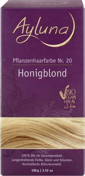 "Ayluna Rastlinske barve za lase medeno blond - 100 g"