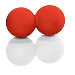 Gymstick Myofascia Doubleball masažna žoga, rdeča