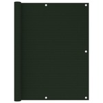 Balkonsko platno temno zeleno 120x300 cm HDPE
