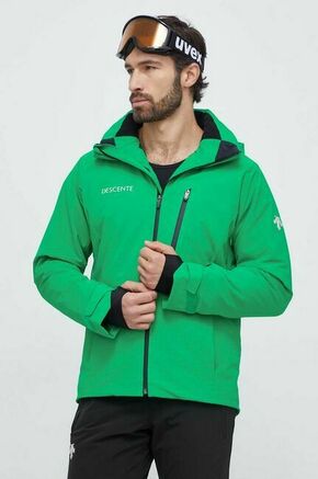 Smučarska jakna Descente Josh zelena barva - zelena. Smučarska jakna iz kolekcije Descente. Model izdelan vodoodpornega materiala.