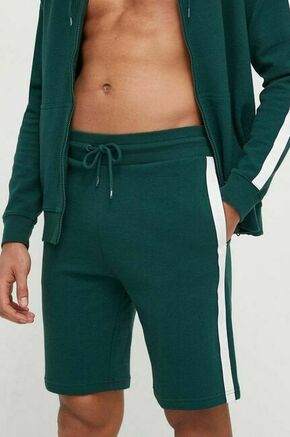 Kratke hlače lounge Tommy Hilfiger zelena barva - zelena. Kratke hlače iz kolekcije Tommy Hilfiger. Model izdelan iz tanke