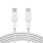 Belkin BOOST CHARGE USB-C/USB-C kabel, 2 m, bel - trpežen