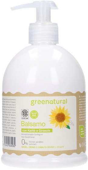 "Greenatural Balzam za lase karite in sončnica - 500 ml"