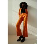 Hlače Answear Lab ženski, oranžna barva - oranžna. Hlače iz kolekcije Answear Lab. Model izdelan iz tkanine. Nežen material, prijeten na dotik.