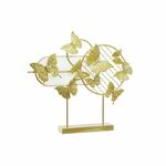 NEW Okrasna Figura DKD Home Decor Zlat Kovina Metulji (63 x 9 x 58,4 cm)