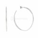 Calvin Klein Jekleni obročasti uhani Molten Pebble 35000111
