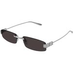 Balenciaga BB0488S 001 ONE SIZE (57) Srebrna/Siva
