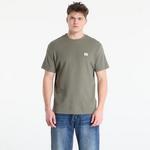 Majice Calvin Klein Jeans Ss Waffle Woven Label Crewnk Tee Dusty Olive XL