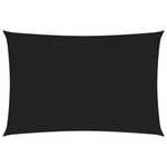shumee Pravokotna vrtna jadra Oxford Cloth 2x4,5 m Črna