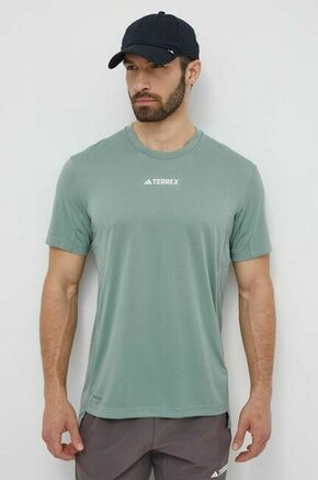 Športna kratka majica adidas TERREX zelena barva
