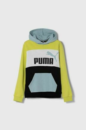 Otroški pulover Puma ESS BLOCK TR B rumena barva