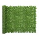 VIDAXL Balkonsko platno z zelenim listjem 500x150 cm
