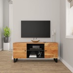 vidaXL TV omarica 105x33x46 cm trden akacijev les