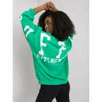 Ex moda Ženska majica s kapuco s potiskom BROOKE green EM-BL-710.14_381557 S-M