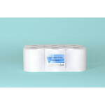 Papirnate brisače Maxi 2vrs. roll white 100% celuloza 110m 6pcs / prodaja po pakiranju