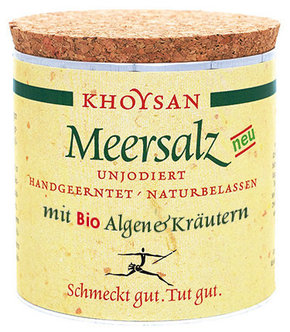 Khoysan Meersalz Morska sol z BIO morskimi algami in zelišči - 200 g
