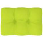 Vidaxl Blazina za kavč iz palet svetlo zelena 60x40x10 cm
