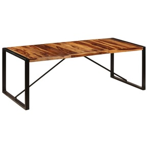 VidaXL Jedilna miza iz trdnega palisandra 220x100x75 cm