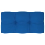 Vidaxl Blazina za kavč iz palet kraljevsko modra 80x40x10 cm