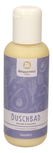 Wegwartehof Gel za prhanje s kobiljim mlekom - avokado in sivka - 200 ml