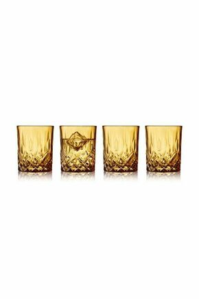 Set kozarcev za viski Lyngby Sorrento 4-pack - rumena. Set kozarcev za viski iz kolekcije Lyngby. Model izdelan iz stekla.