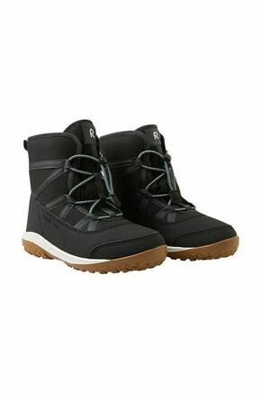 Otroški zimski škornji Reima 5400032A.9BYX Myrsky črna barva - črna. Zimski čevlji iz kolekcije Reima. Podloženi model izdelan iz ekološkega usnja.