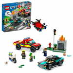 LEGO City 60319 Gašenje požara in policijski pregon