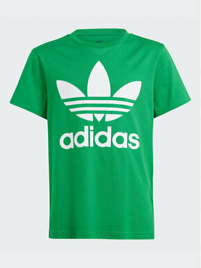 Adidas Majica adicolor Trefoil IN8450 Zelena Regular Fit