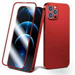 Joyroom 360 Full Coverage ovitek za iPhone 13 Pro Max + steklo, rdeča