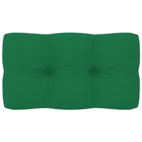 VidaXL Blazina za kavč iz palet zelena 70x40x10 cm
