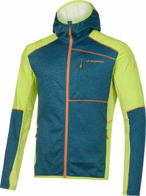 La Sportiva Existence Hoody M Storm Blue/Lime Punch M Pulover na prostem