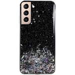 Wozinsky Star Glitter silikonski ovitek za Samsung Galaxy S30 Plus/Galaxy S21 Plus 5G - Črna KP9956