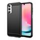Techsuit Carbon Silicone ovitek za Samsung Galaxy A25 5G – črna