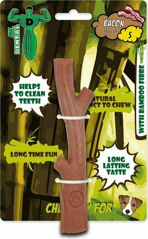 WEBHIDDENBRAND Igrača Mr.DENTAL žvečljiva bambusova palica slanina S