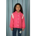 Otroška jakna Mini Rodini Mini Rodini x Wrangler roza barva - roza. Jakna iz kolekcije Mini Rodini. Prehoden model, izdelan iz lahkega blaga, ki je zelo udoben za nošenje. Model s povečano vodoodpornostjo, ki je idealen za slabše vremenske razmere.