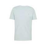 Bombažna kratka majica Abercrombie &amp; Fitch moški - modra. Kratka majica iz kolekcije Abercrombie &amp; Fitch, izdelana iz pletenine, prijetne na otip. Model iz izjemno udobne bombažne tkanine.