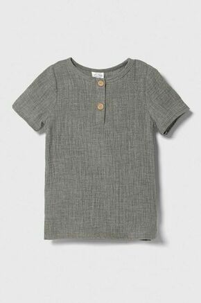 Otroška kratka majica Jamiks siva barva - siva. Kratka majica iz kolekcije Jamiks