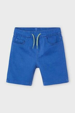 Otroške kratke hlače Mayoral soft - modra. Otroške kratke hlače iz kolekcije Mayoral. Model izdelan iz gladke pletenine.