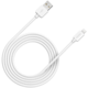 CANYON Lightning USB Cable for Apple, round, 1M, White - CNE-CFI1W