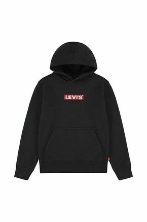 Otroški pulover Levi's črna barva